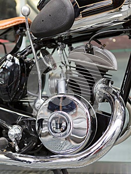 Old motorcycle engine