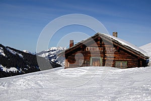 An old mountain shelter house