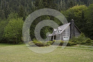 Old Mountainside Log Cabin