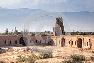 Old caravanserai in Shahdad, Iran photo