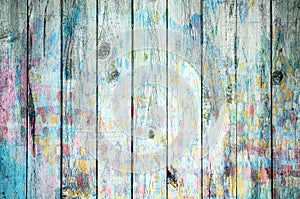 Old multicolour wooden background, perfect textured pattern