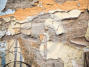 Old mural, peeling away