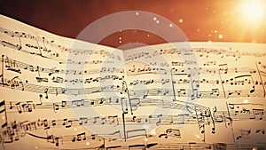 old music sheet music notes abstract sheet music design background musical notes