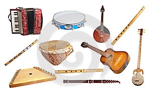 Old musical instruments