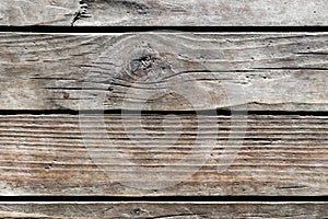 Old natural grunge grey textured wood background closeup. Weathered wood for design