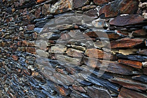 Old natural stone wall
