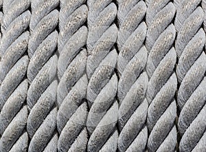 Old nautical rope, texture and background.