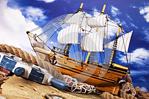 Old navigation equipment