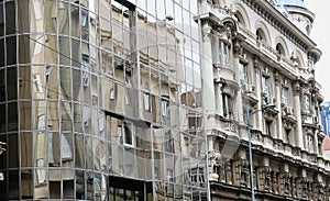 Old and New Buildings, Belgrade, Serbia