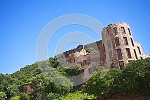 The old and new Castles of Noetzie