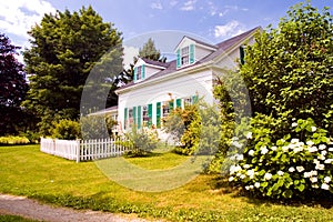 Old New England farm house