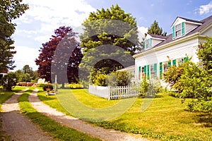 Old New England farm house