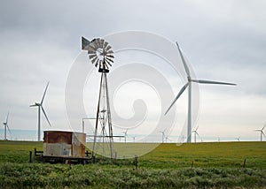 Old and new windmills