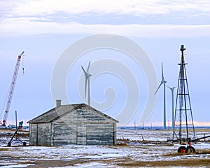 Old and new windmills