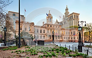 Old New York City hall