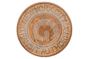 Old New York City Transit Authority Subway Token