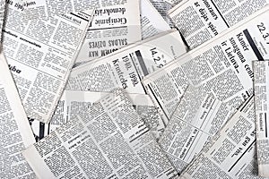 Old newspapers