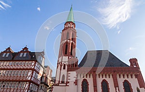 Old Nikolaikirche at the Roemerberg in Frankfurt am Main Hesse G photo