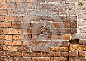 Old Nineteenth Century Brick Wall