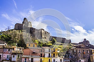 Old Norman`s Castle, and Medieval City, Lamezia Terme, Calabria, Italy