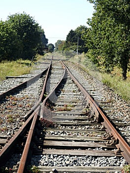 Old railroad junction