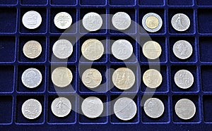 Old numismatic coins