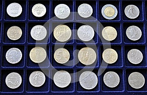 Old numismatic coins