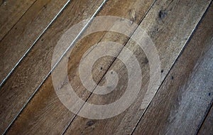 Old oak floor diagonal