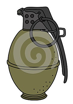 The old offensive hand grenade