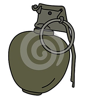 The old offensive hand grenade