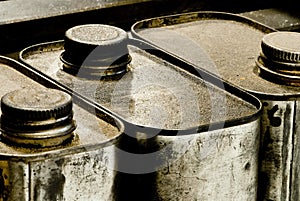 Old Oil Cans