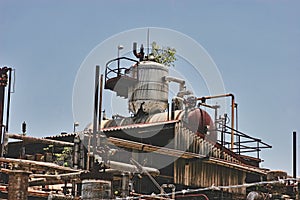 Old oil refinery