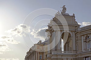 Old Opera and Ballet theatre in Europe, Ukraine, Odessa,