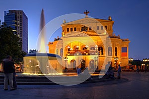 Old Opera House in Frankfurt, Germany