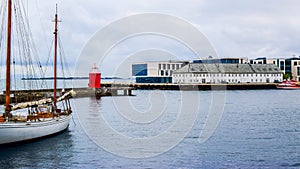 Old operating lighthouse MOLJA, which also houses the small hotel where lovers like to stay. Norway