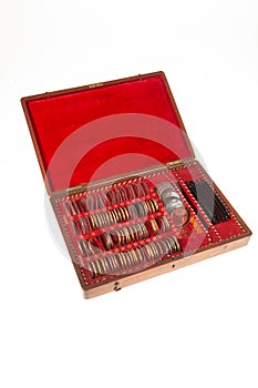 Old Optical Set Of Lenses