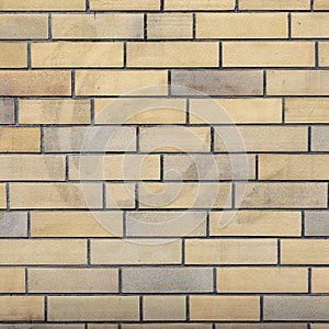 Old orange clincker wall