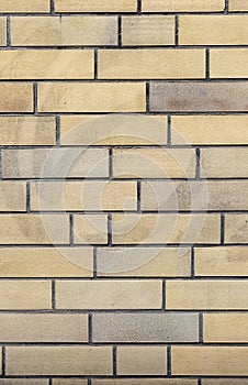 Old orange clincker wall