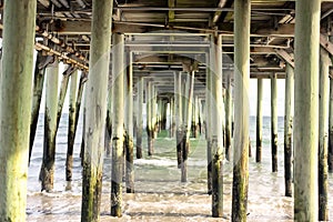 Old Orchard Beach Pier Supports