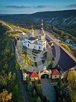 Old Orhei Monastery in Moldova Republic.