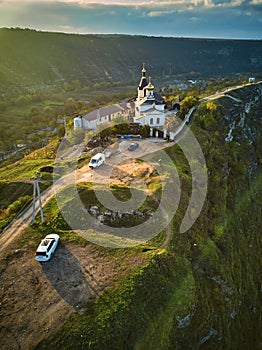 Old Orhei Monastery in Moldova Republic.