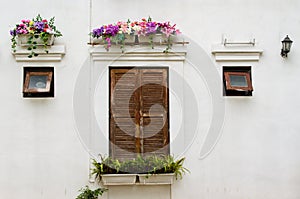 Old ornamented window