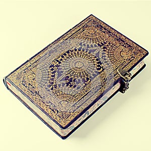 Old ornate notebook