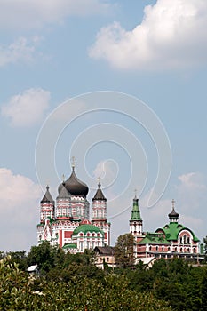Old orthodox cathedral in Feofaniya
