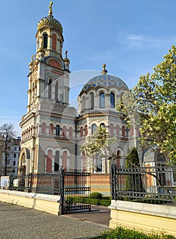 Old orthodox cathedral in Lodz, central Poland