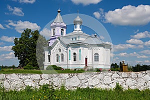 Old orthodox church of Anna the Righteous in Mizherichi village, Grodno region, Zelva district, Belarus