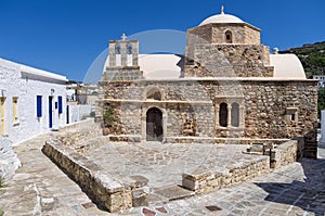 Old Orthodox church in Kimolos island, Cyclades, Greece photo