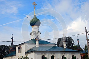 Old orthodox church in Yaroslavl, Russia.