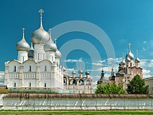 Old Orthodox churches in the Rostov Kremlin