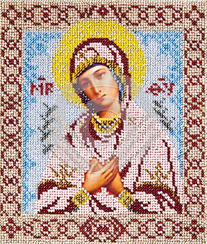 Old orthodox icon photo